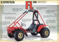 Honda Fl250 Odyssey 250 Atv 1976-1984 Service Repair Manual